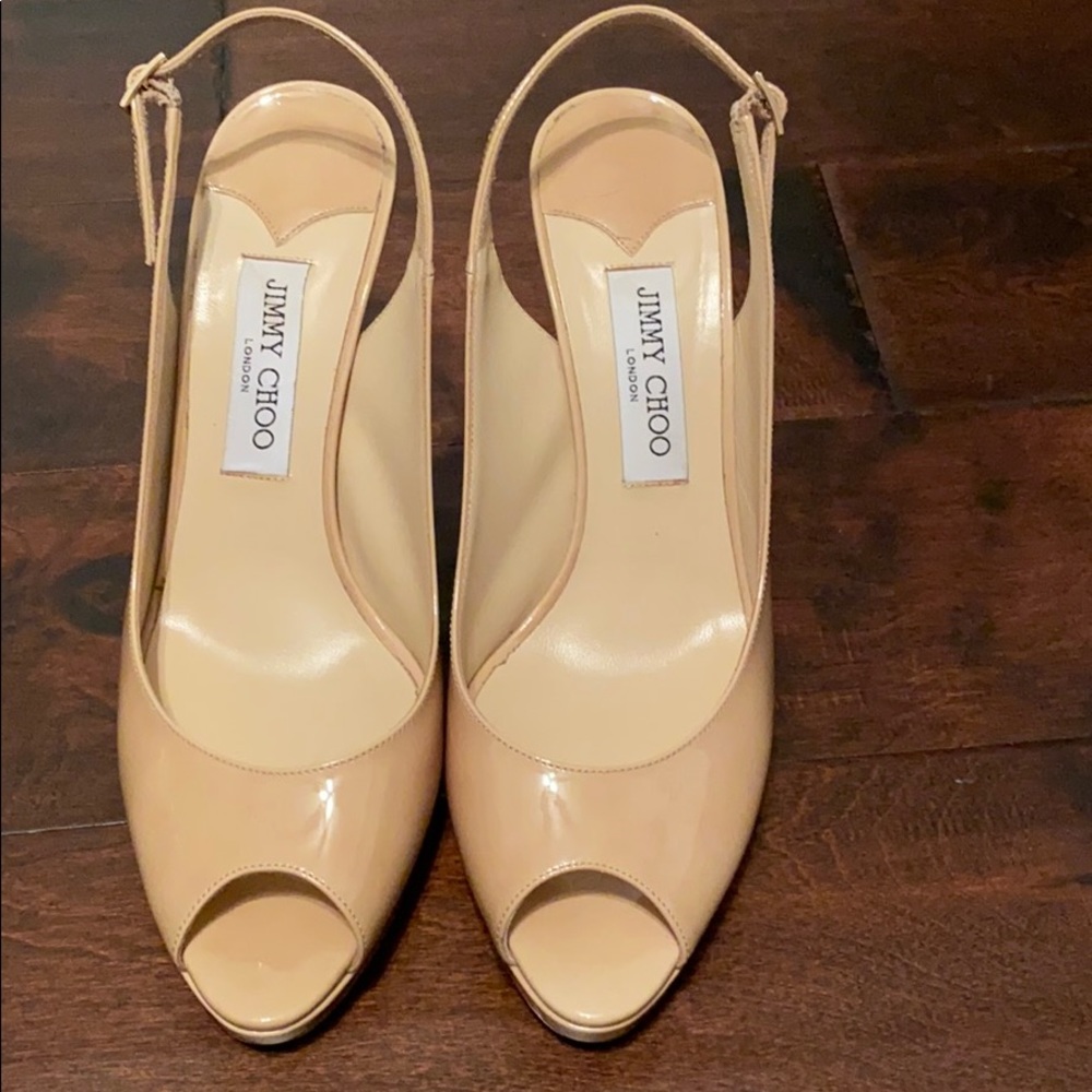 Jimmy Choo Nova Nude Patent heels